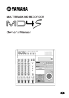 Yamaha MD-4-S - Owners Manual 